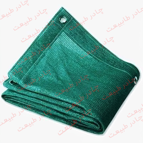 شید سایبان اقتصادی تراکم ۸۰ درصد ابعاد ۴ در ۳ دوردوزی شده