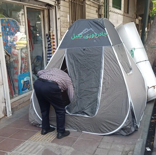 چادر مسافرتی 8 نفره برزنت برنو کف ضخیم ارتفاع بلند