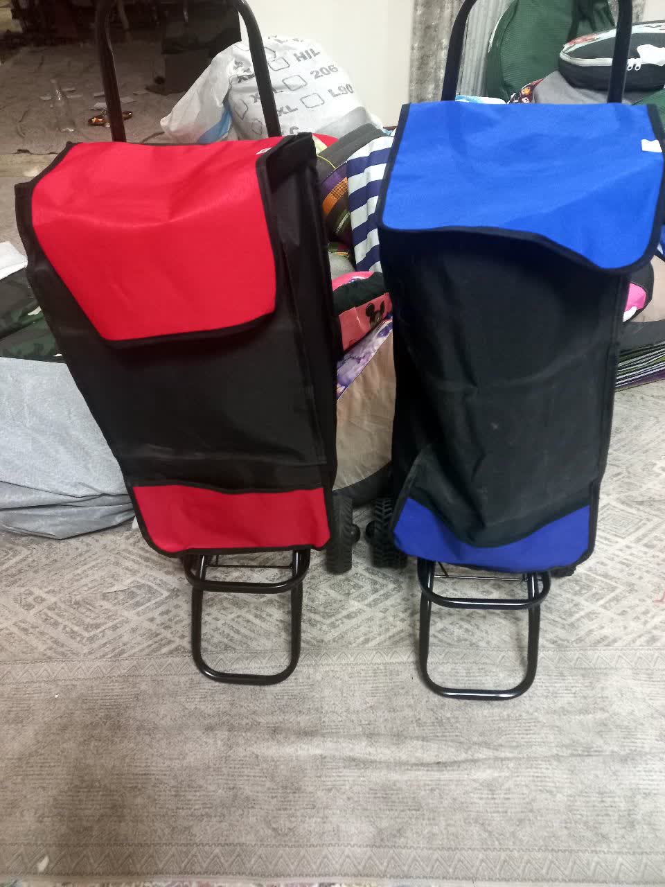 کیف برزنتی یدک چرخ خرید دستی مدل 52