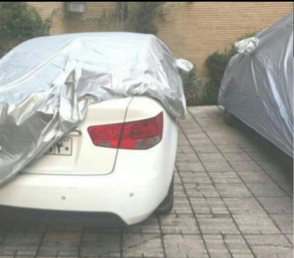 چادر خودرو پژو ۲۰۶ ضد آب جنس شمعی