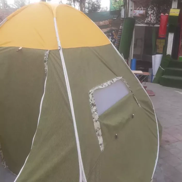 چادر مسافرتی 8نفره پنجره بزرگ برنو ضخیم درجه یک ضدآب کف تفلون