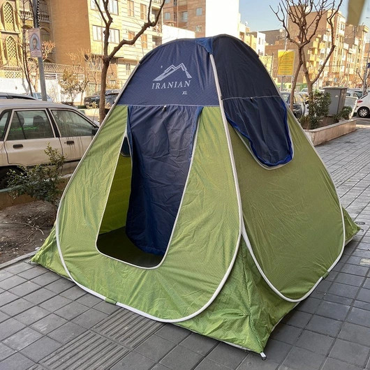 چادر مسافرتی ۸ نفره فنری مدل برنو ارتفاع بلند با کف ضخیم
