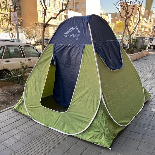 چادر مسافرتی ۸ نفره فنری مدل برنو ارتفاع بلند با کف ضخیم