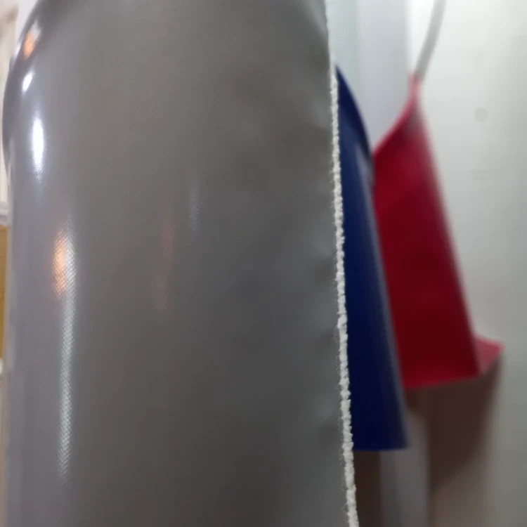پرده تراسی سه طرف پانچ شده 2 در 5 طوسی یا آبی رنگ
