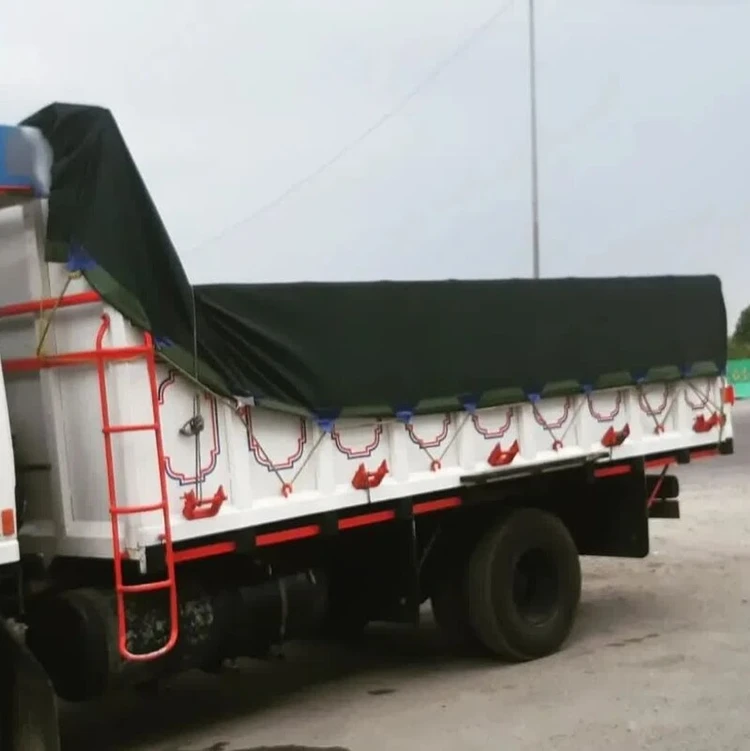 چادر روباری ایسوزو الوند خاور 6 تن سایز 4.5 در 6.5 جنس گلشن پاکستان